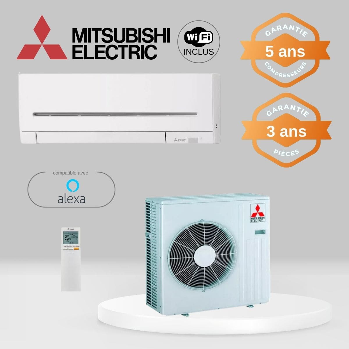 Climatisation Inverter Mitsubishi MSZ-AP60VGK + MUZ-AP60VG