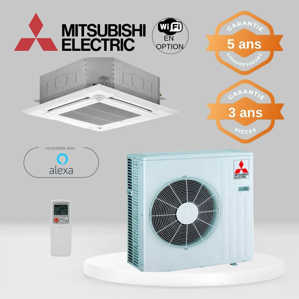 Climatiseur Cassette Mitsubishi PLA-M71EA