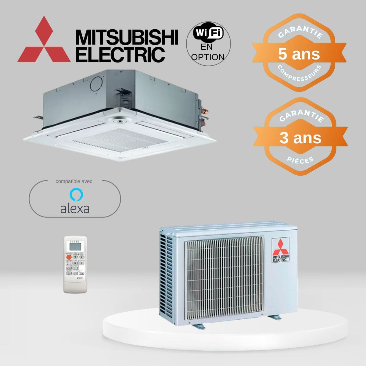 Climatiseur Cassette Mitsubishi SLZ-M35FA