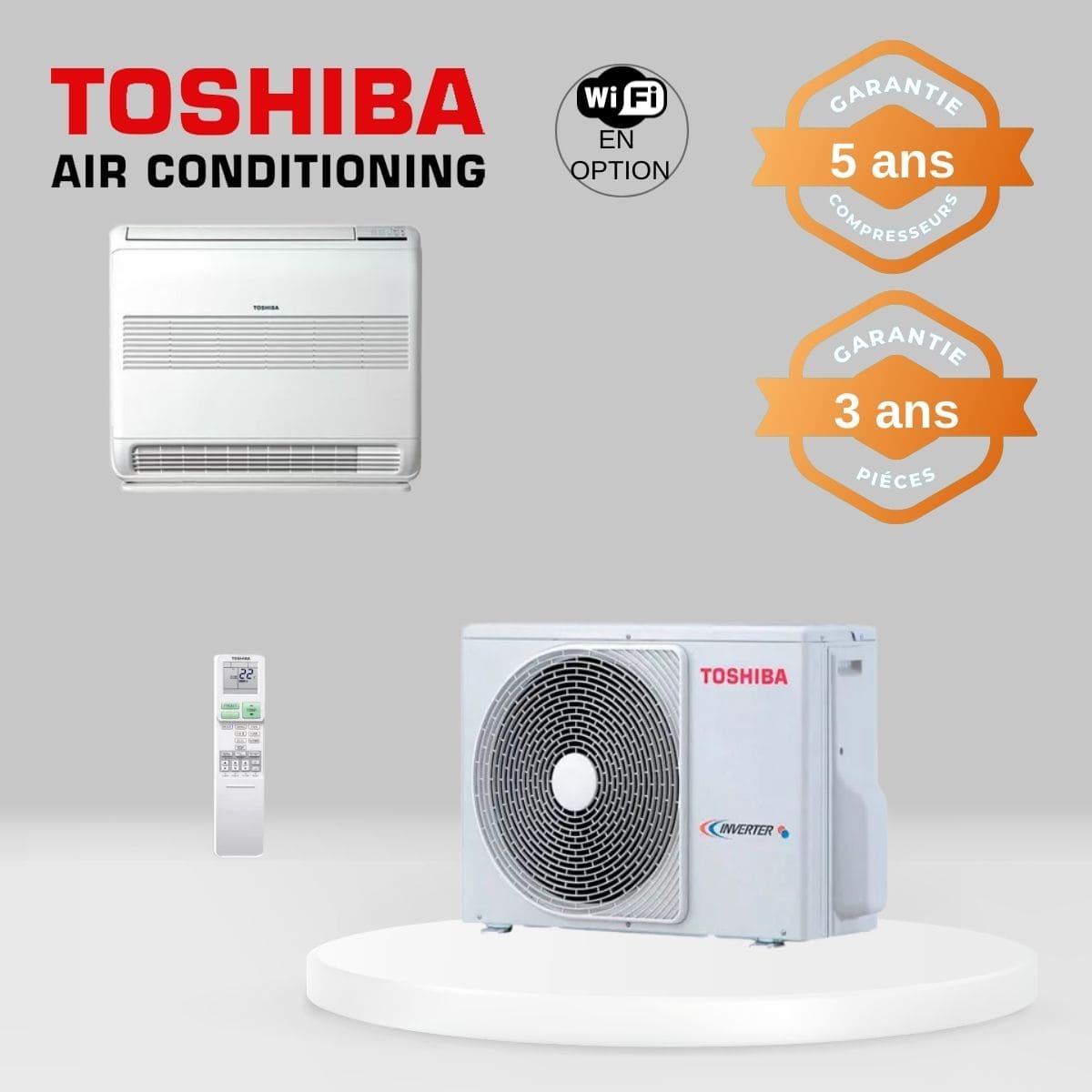 Climatiseur Console Toshiba R32 RAS-B13J2FVG-E