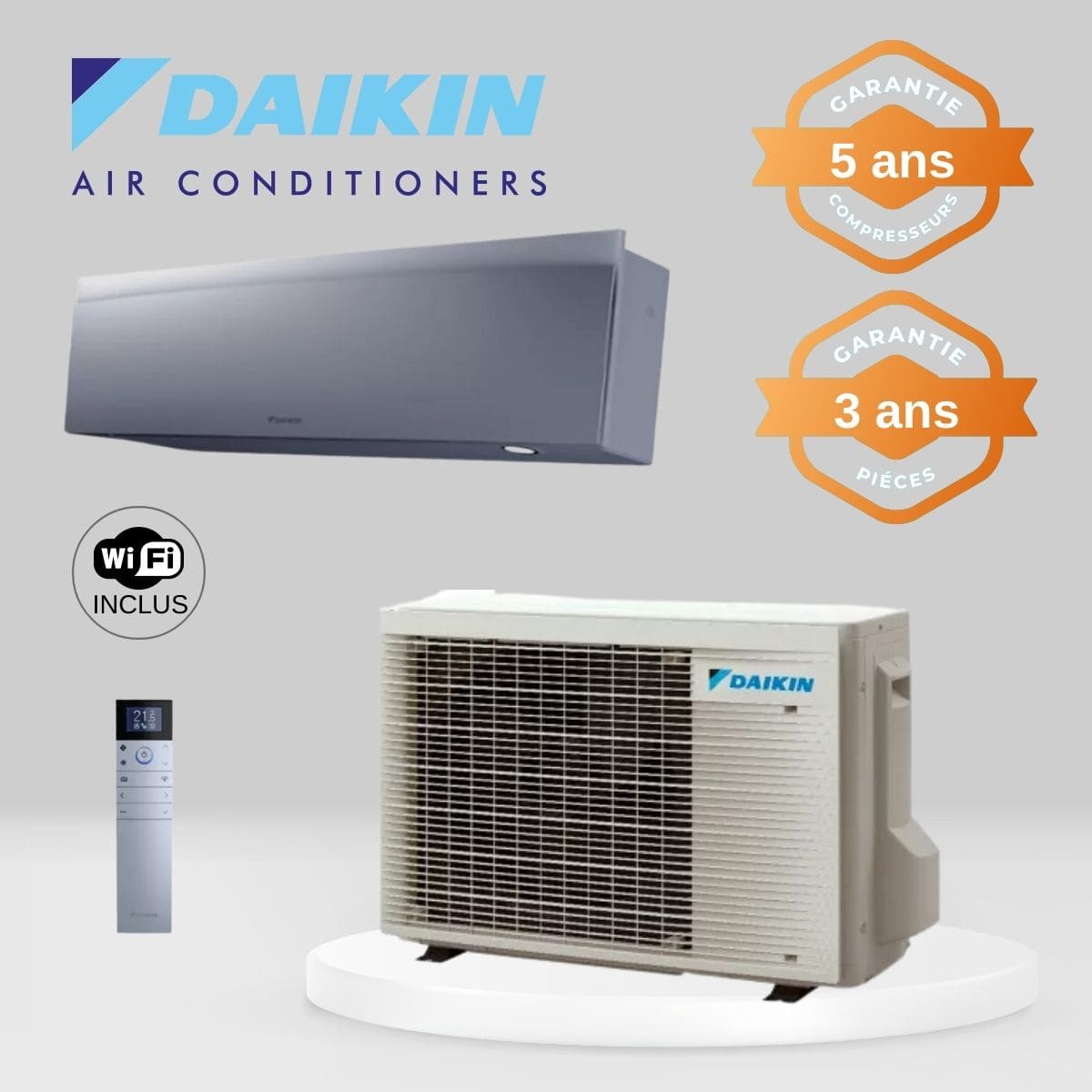 Climatiseur Daikin EMURA 3 FTXJ35AS + RXJ35A