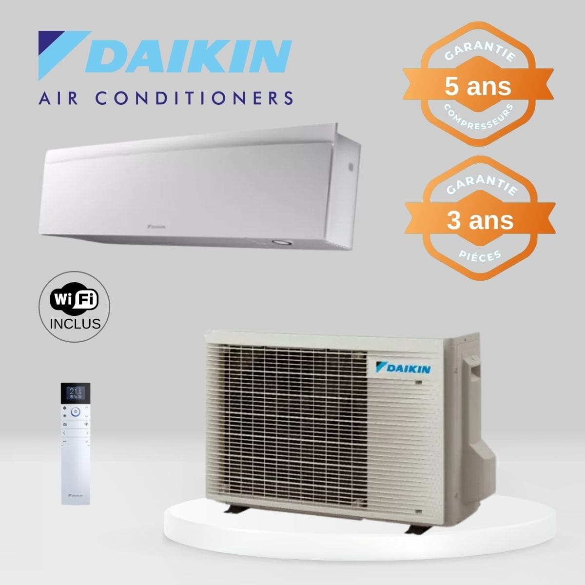 Climatiseur Daikin EMURA 3 FTXJ35AW + RXJ35A