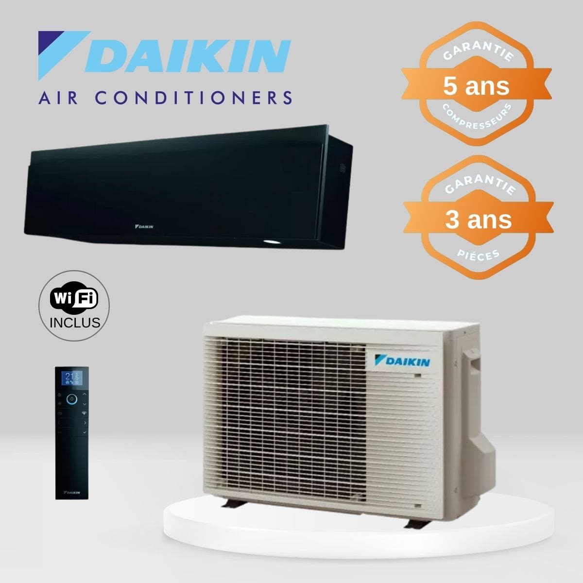 Climatiseur Daikin Emura FTXJ35AB + RXJ35A