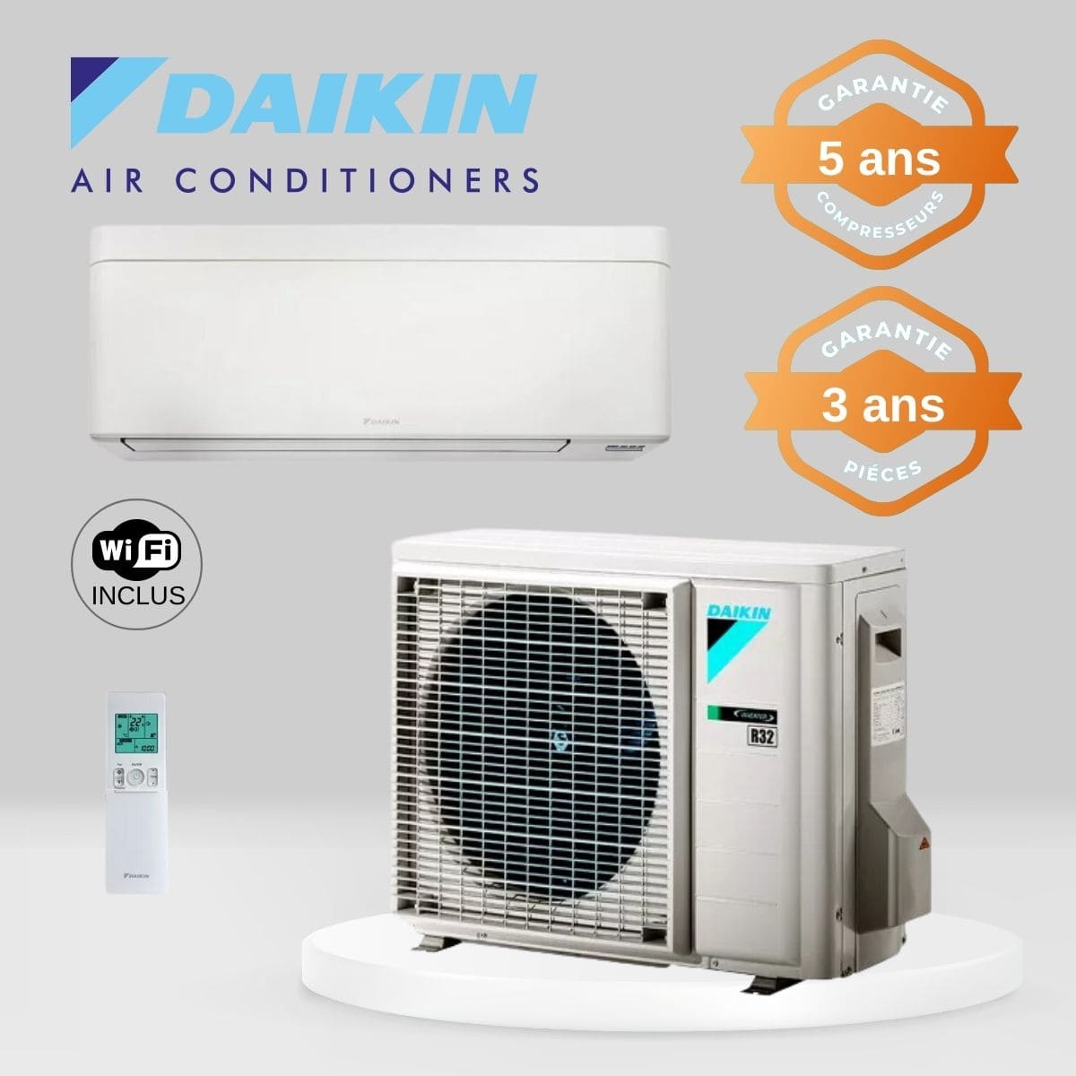 Climatiseur Daikin Stylish FTXA20CW + RXA20A