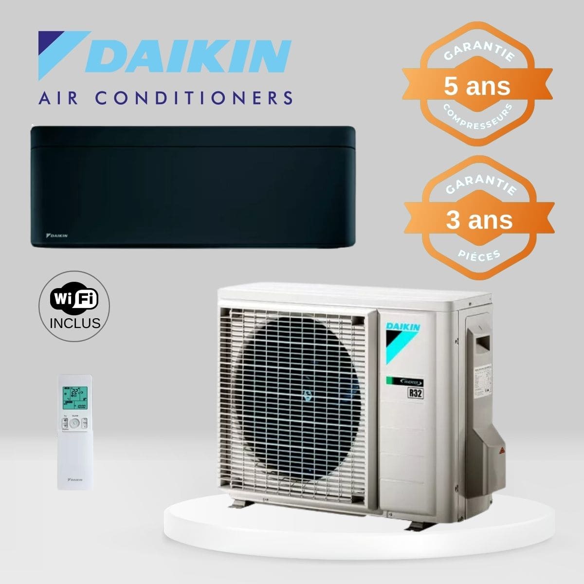 Climatiseur Daikin Stylish FTXA25BB + RXA25A