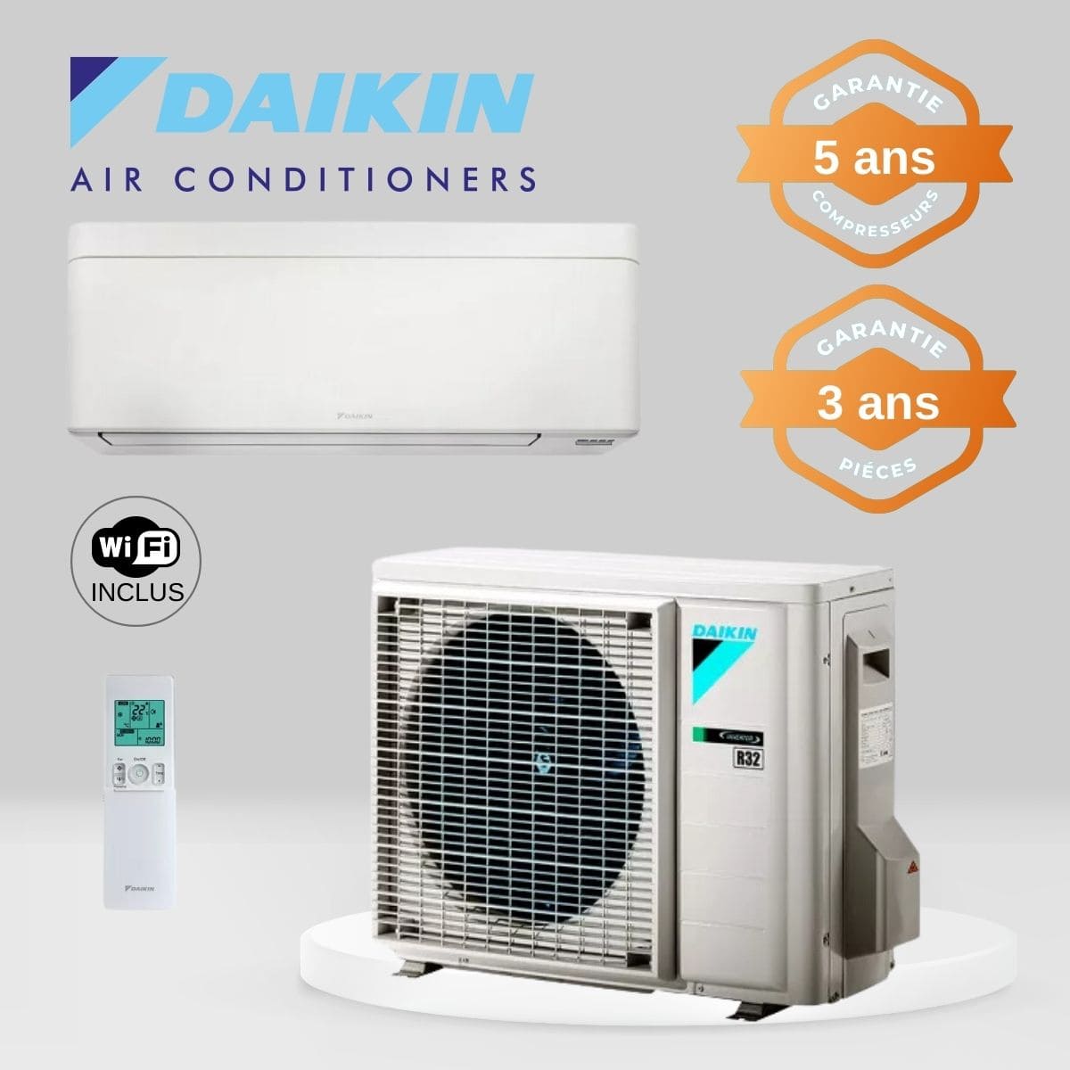 Climatiseur Daikin Stylish FTXA25CW + RXA25A
