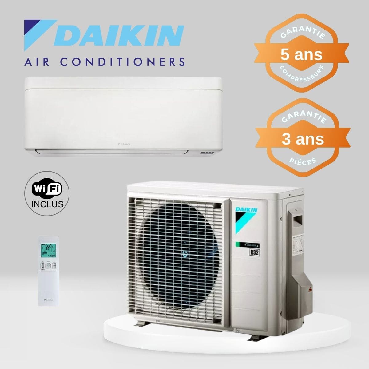 Climatiseur Daikin Stylish FTXA35CW + RXA35A