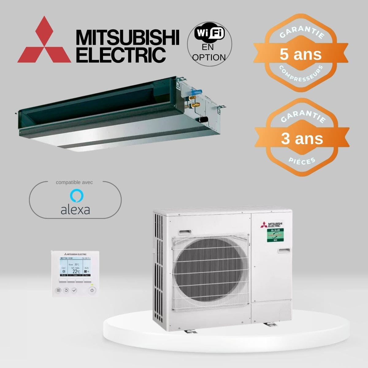 Climatiseur Gainable Mitsubishi PEAD-M140JA