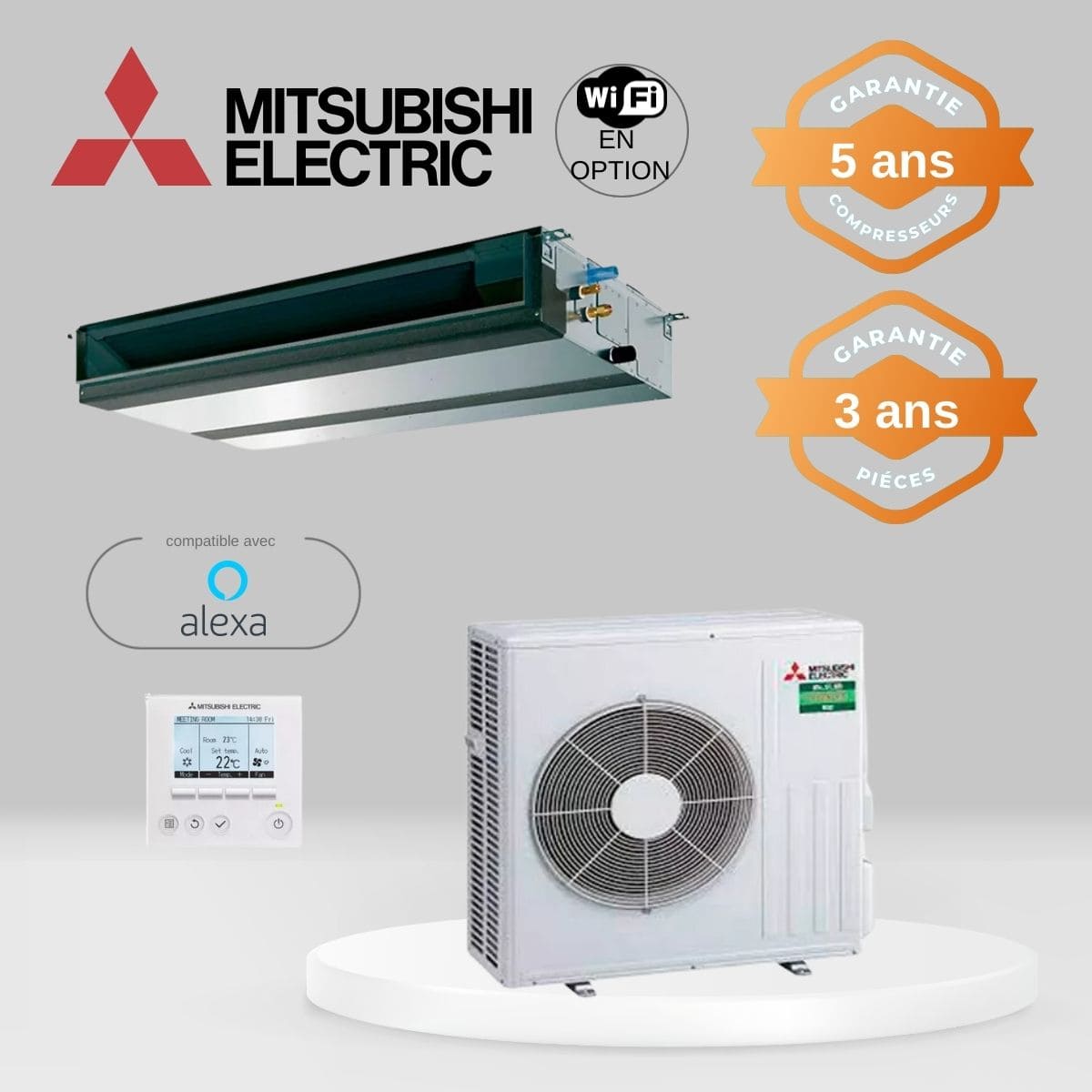 Climatiseur Gainable Mitsubishi PEAD-M60JA
