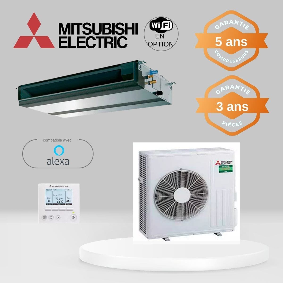 Climatiseur Gainable Mitsubishi PEAD-SM71JA