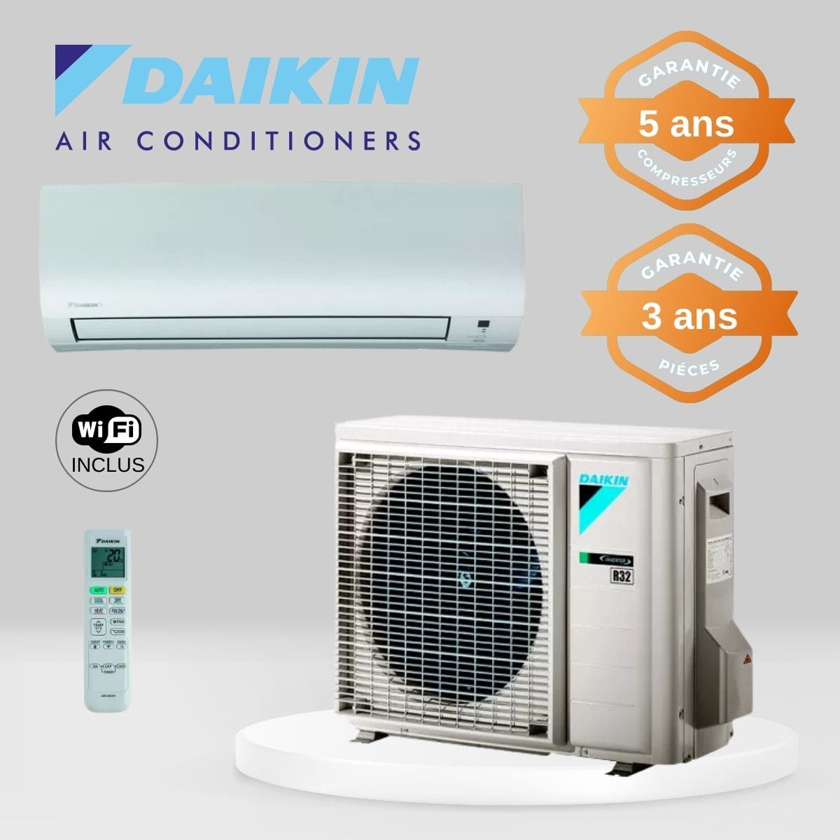 Climatiseur Mural Daikin FTXP25N + RXP25N