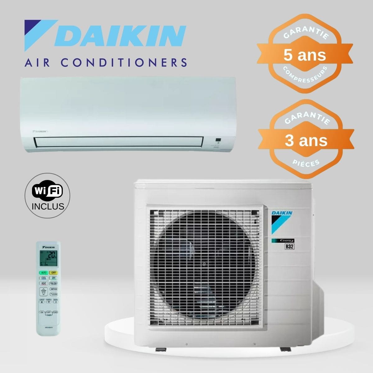 Climatiseur Mural Daikin FTXP50N + RXP50N