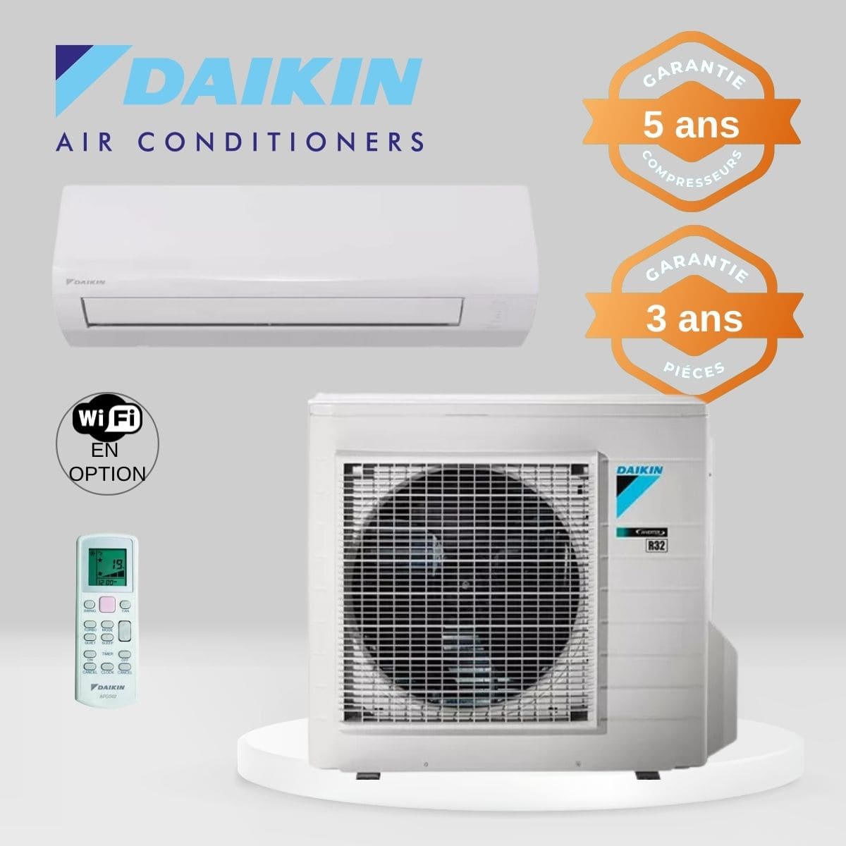 Climatiseur Mural Daikin Sensira FTXF50D + RXF50D