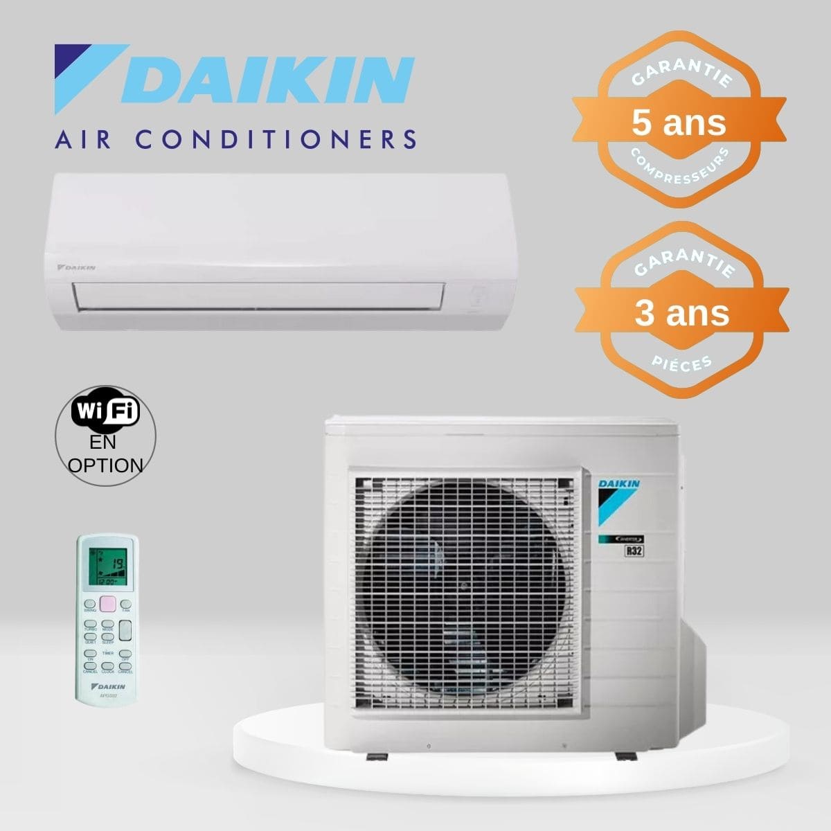 Climatiseur Mural Daikin Sensira FTXF71D + RXF71D