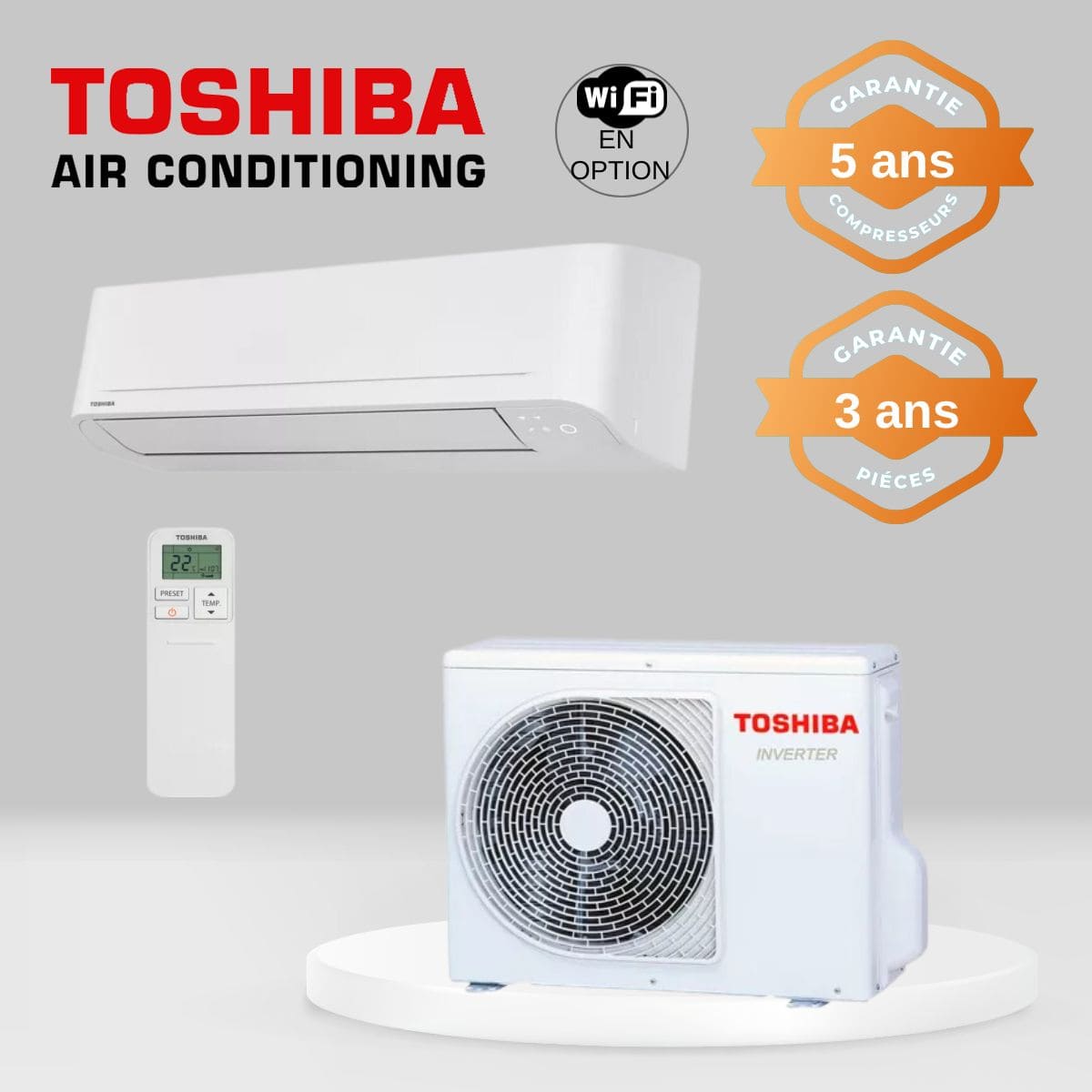Climatiseur Mural Toshiba Yukai RAS-B10E2KVG-E