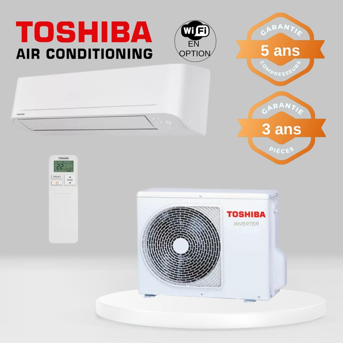 Climatiseur Mural Toshiba Yukai RAS-B13E2KVG-E