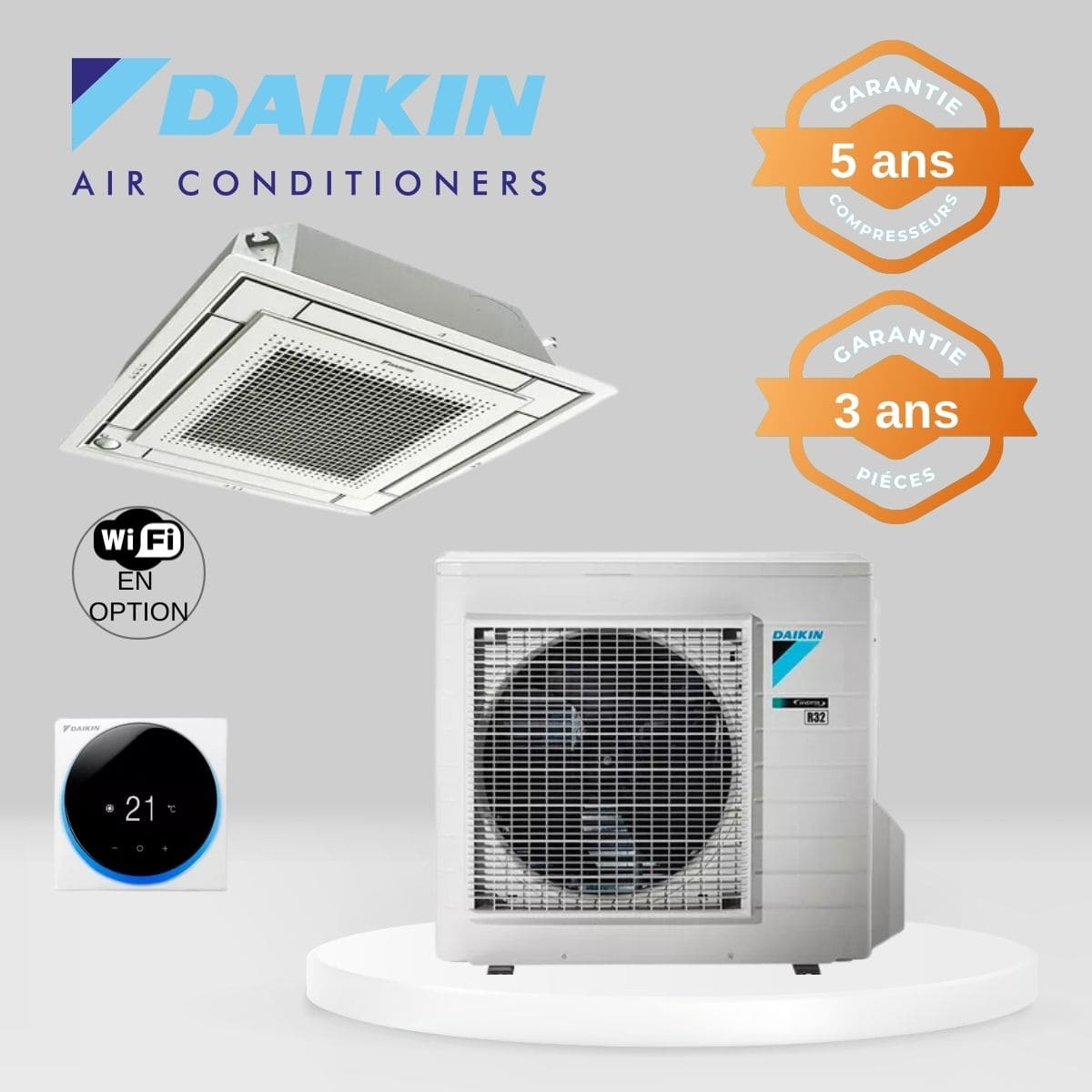 Climatiseur cassette Daikin FFA50A + RXM50R