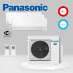 Air Conditionné Multi Split Panasonic CU-3TZ52TBE + 3 x CS-TZ20ZKEW
