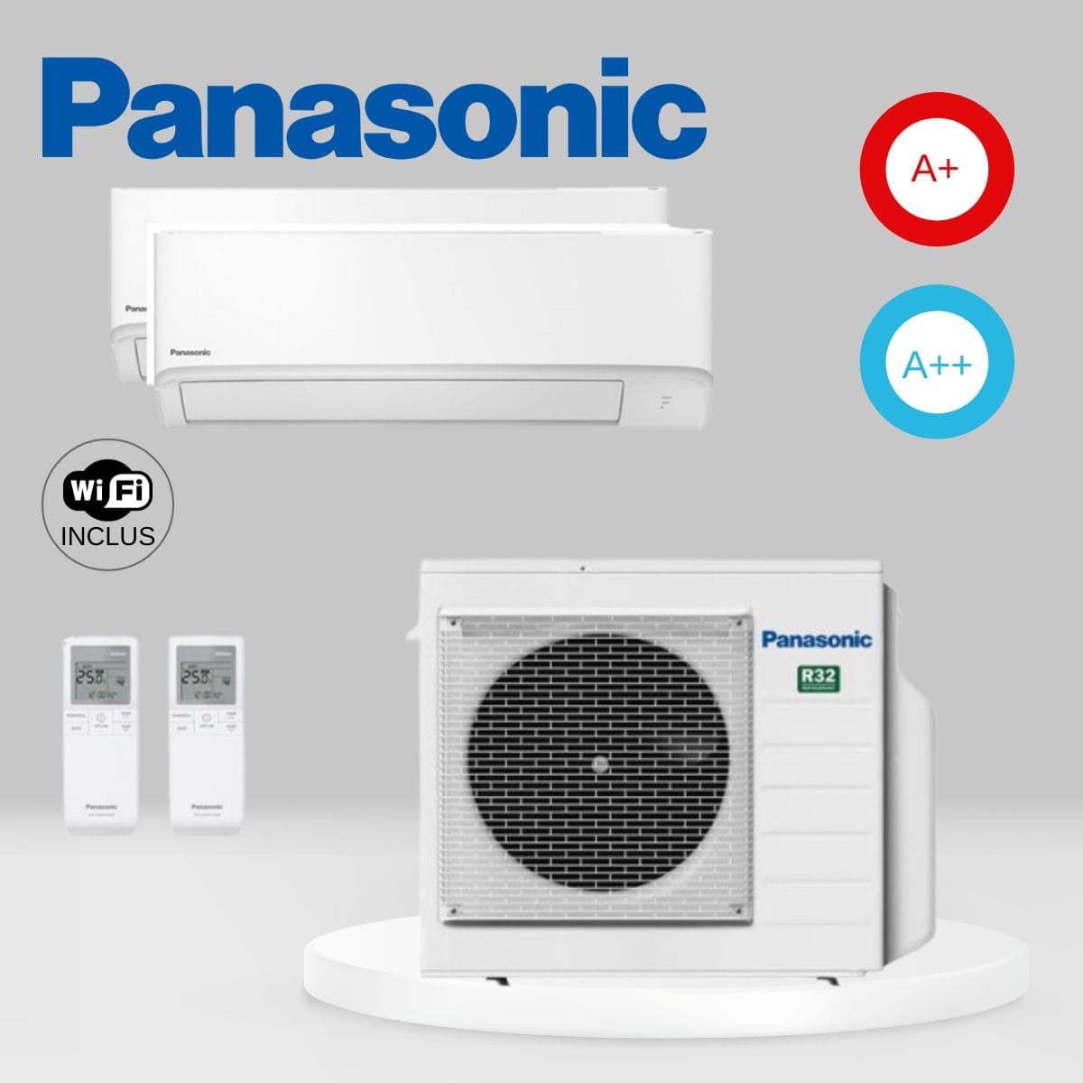 Air Conditionné Multi Split Panasonic CU-3Z68TBE + CS-TZ25ZKEW + CS-TZ50ZKEW