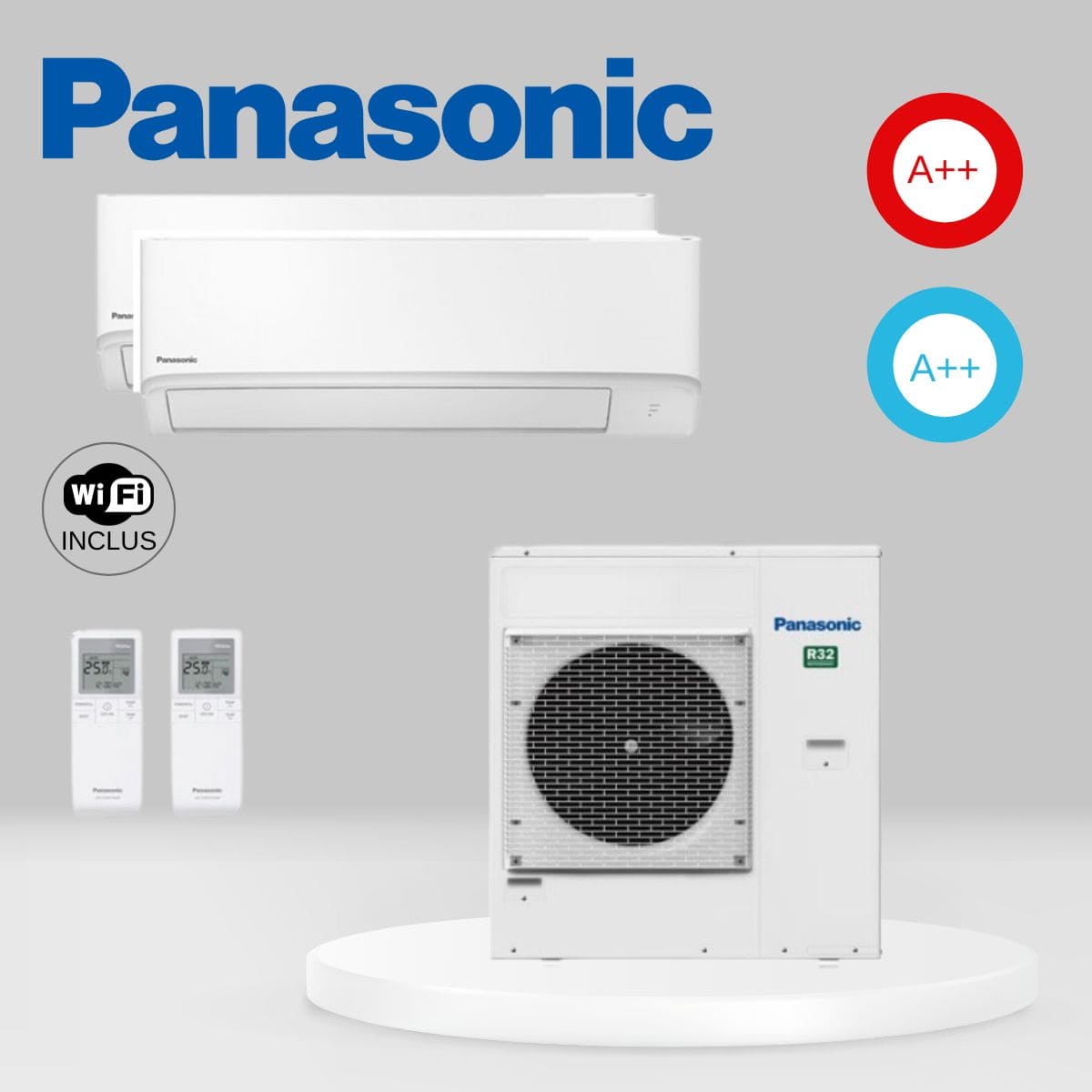 Air Conditionné Multi Split Panasonic CU-4Z80TBE + 2 x CS-TZ50ZKEW
