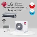 Climatisation Gainable LG haute pression UM36F.N20 / UUD1.U30 avec télécommande PREMTB001- 9.8 kw