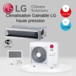 Climatisation Gainable LG haute pression UM42F.N20 / UUD1.U30 avec télécommande PREMTB001- 12 kw