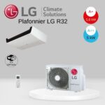 Plafonnier LG R32 UV18F.N10 / UUB1.U20 avec télécommande infrarouge - 5 kw